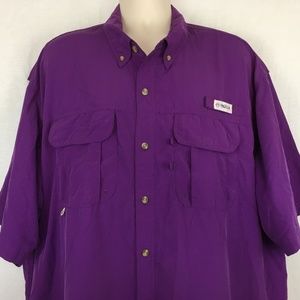 Fish Gear Mens 3xl Shirt Purple 